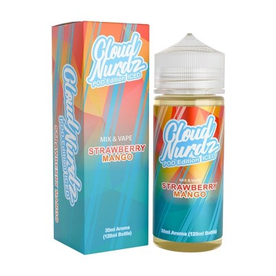 Cloud Nurdz Strawberry Mango Pod Edition Iced 30ml/120ml (Φράουλα, Μάνγκο & Πάγος)