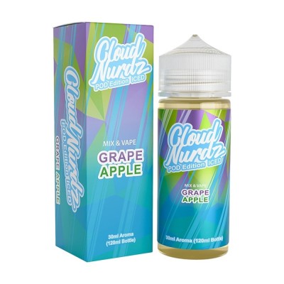 Cloud Nurdz Grape Apple Pod Edition Iced 30ml/120ml (Σταφύλι, Μήλο & Πάγος)