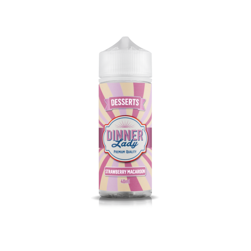 Dinner Lady Flavour Shot Strawberry Macaroon 120ml