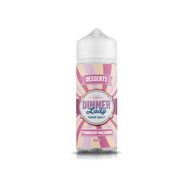 Dinner Lady Flavour Shot Strawberry Macaroon 120ml