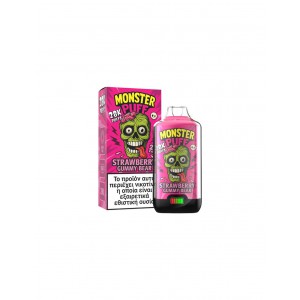 Monster Puff 28K Kit Strawberry Gummy Bear Συσκευή 2ml & 2x10ml 20mg