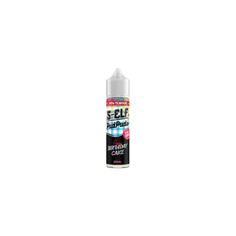 S-Elf Juice Pud Puds Birthday Cake Flavour Shot 60ml Self Juice