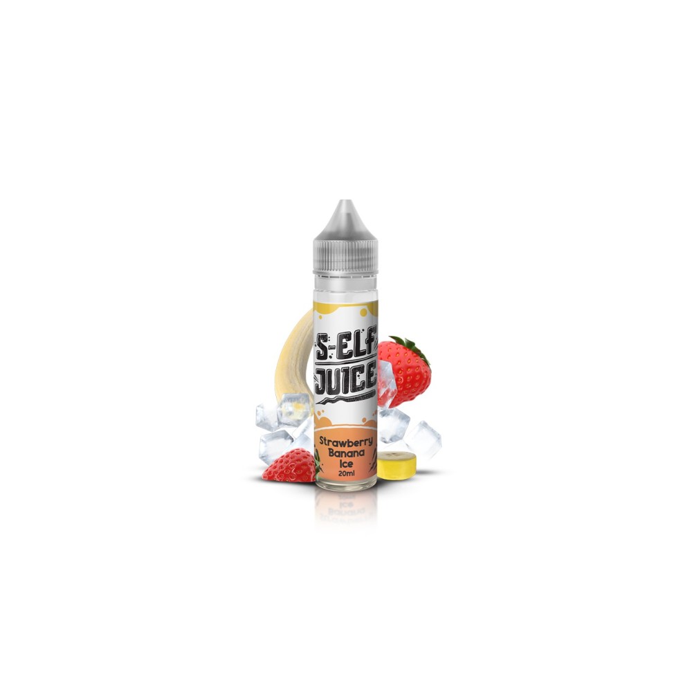 S-Elf Juice Strawberry & Banana Ice Flavour Shot 60ml Self Juice