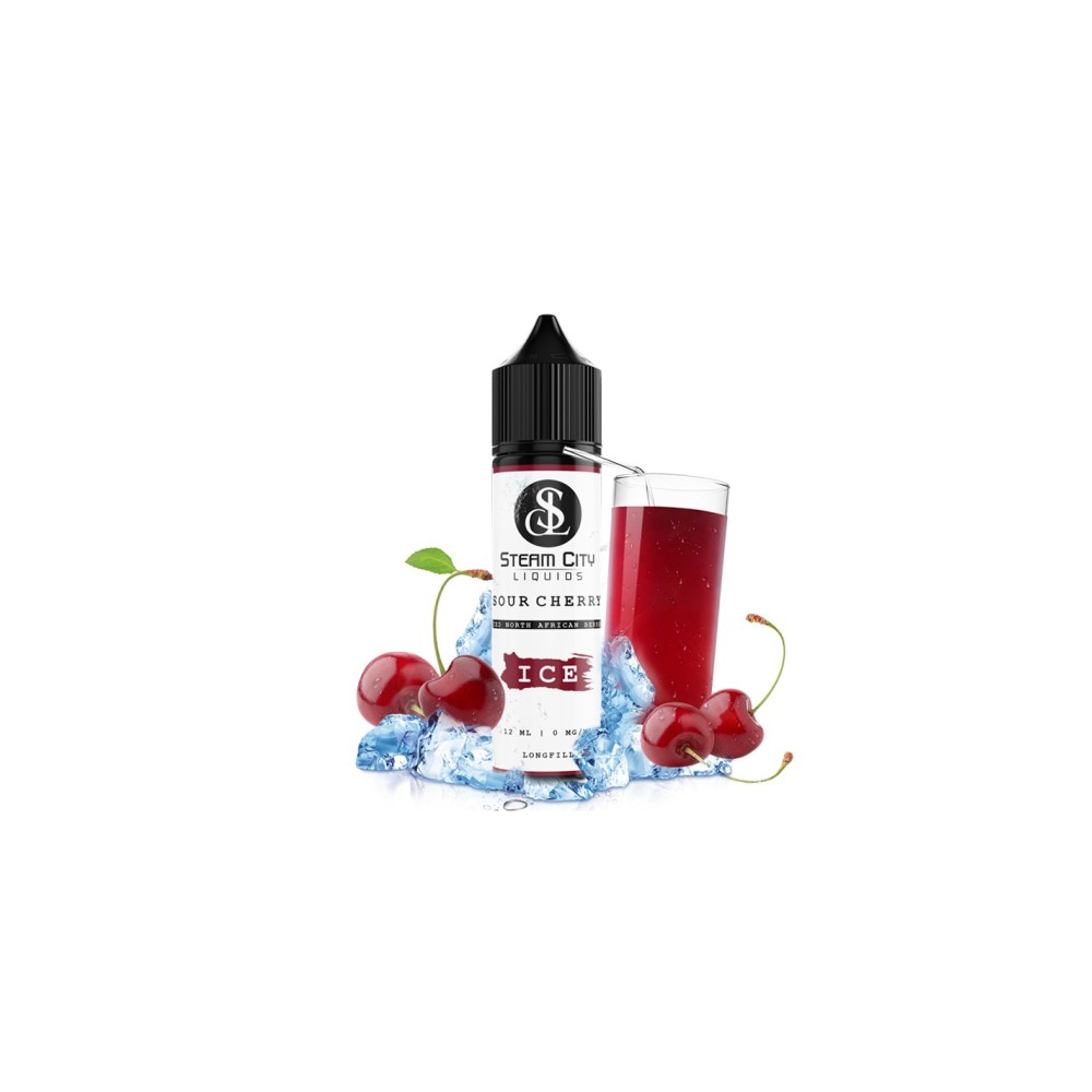 Steam City Flavour Shot Sour Cherry 60ml