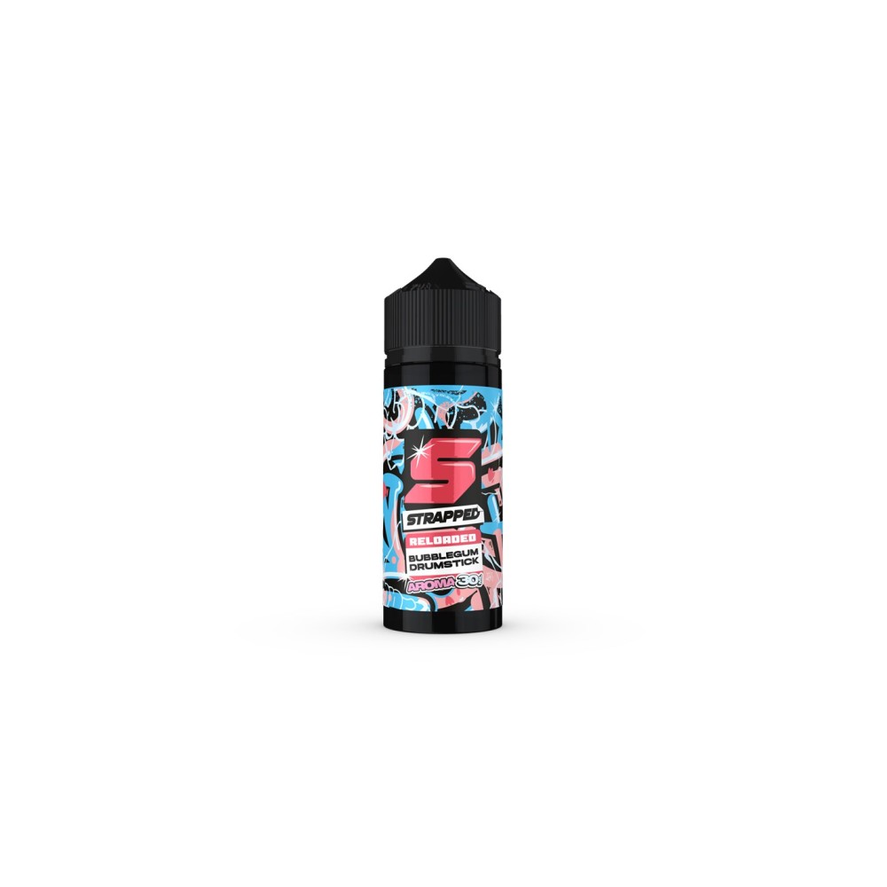 Strapped Reloaded Bubblegum Drumstick Flavour Shot 120ml