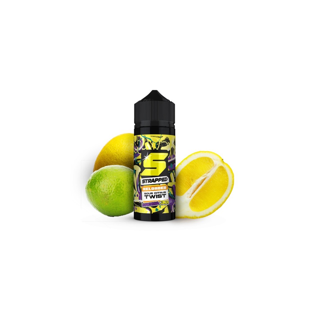 Strapped Reloaded Sour Citrus Twist Flavour Shot 120ml