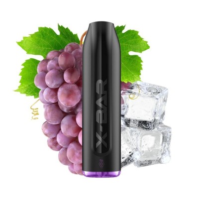 X Bar Pro Disposable 0mg 1500 puffs - Ice Grape